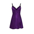 thumbnail image 1 of Nnhblu Bath Robes for Women After Shower Nightgowns for Women Soft Purple Pajamas, 1 of 3