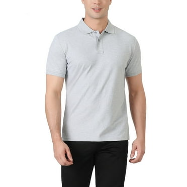 Nnhblu Men Cotton Short Sleeve Turndown collar Button Blouses Gray XXL
