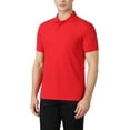 thumbnail image 1 of Nnhblu Men Cotton Short Sleeve Turndown collar Button Mens Tshirts Graphic Red M, 1 of 7
