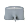 thumbnail image 1 of Nnhblu Men's Fashion Boxer Shorts Mesh Breathable Underpants Mens Underwear Mens Boxer Briefs Gray - M, 1 of 2