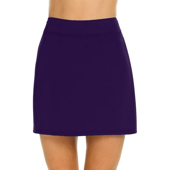 Nnhblu Women's Active Performance Skort Lightweight Skirt for Running Tennis Sports Sport Womens Skirts Skorts Skirts for Women Deals Clearance Purple