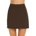thumbnail image 1 of Nnhblu Women's Active Performance Skort Lightweight Skirt for Running Tennis Sports Sport Womens Skirts Skorts Skirts for Women Savings Clearance Brown, 1 of 5