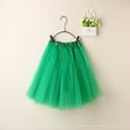 thumbnail image 1 of Nnhblu Womens High Quality Pleated Gauze Short Skirt Adult Tutu Dancing Skirt Mini Skirt Leather Skirt Green, 1 of 4