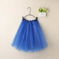 thumbnail image 1 of Nnhblu Womens High Quality Pleated Gauze Short Skirt Adult Tutu Dancing Skirt Mini Skirt Leather Skirt Blue, 1 of 4