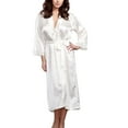 thumbnail image 1 of SwiftWear Womens Robes Long Lace Gowns for Women Sleepwear Soft White Pajamas, 1 of 3
