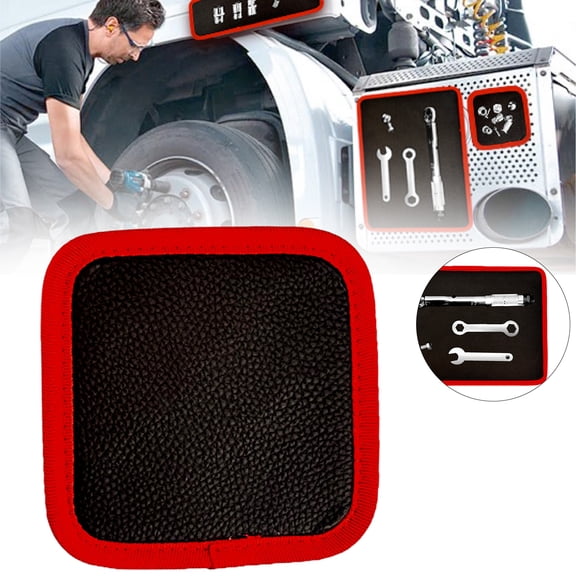 Nnndbs 1 Piece Tool Mat 12x12cm Parts Holder for Screws Wrenches and Sockets Heavy Duty Mechanics Storage Pad Non Tool Tray for Garage Workbench Strong Cushion