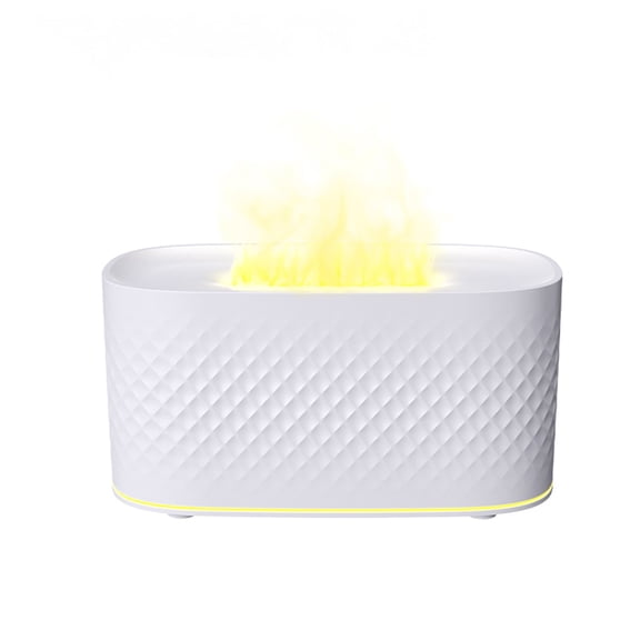 Nnndbs 7 Color Flame Aroma Diffuser, USB Essential Oil Diffuser with Cool Mist Humidifier, Noiseless Ultrasonic Diffuser for Home Office Bedroom`