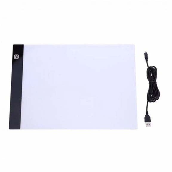 Nnndbs A5 Ultra Thin Tracing Light Pad, USB LED Light Box for Drawing, 3-Level Brightness Adjustable Art Copy Board for Sketching Diamond Painting