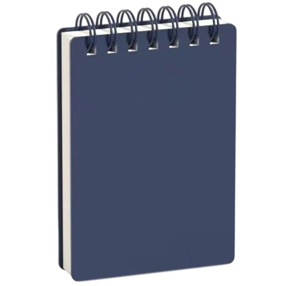Nnndbs A7 Pocket Loose Leaf Notebook, Mini Refillable Portable Notepad with Rings, Compact Travel Journal for Office School