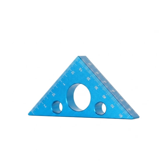 Nnndbs Aluminum Alloy Square Ruler, 90 Degree Right Angle Measuring Tool for Woodworking, Precision L Shape Carpenter Square for Layout and Marking