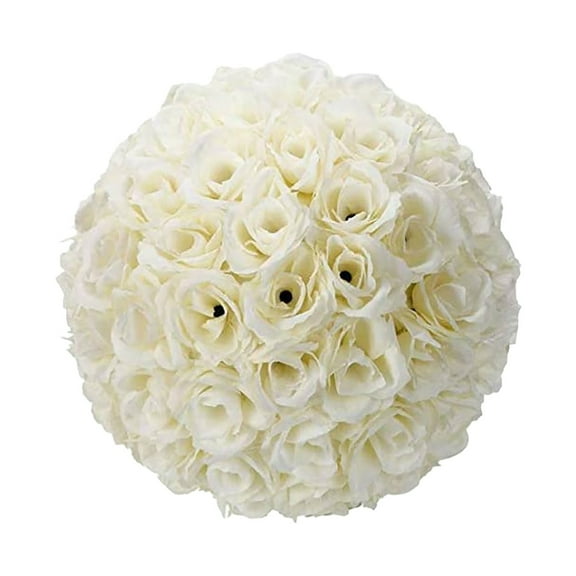 Nnndbs Artificial Flower Ball 13cm, Hydrangea Topiary Pomander for Wedding Centerpiece Table Decor, Realistic Silk Rose Ball for Home Garden Vase Arrangement