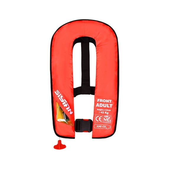Nnndbs Automatic Inflatable Life Jacket for Adults, Self Inflating PFD Life Vest with CO2 Cartridge, Lightweight Compact for Kayak Fishing Boating