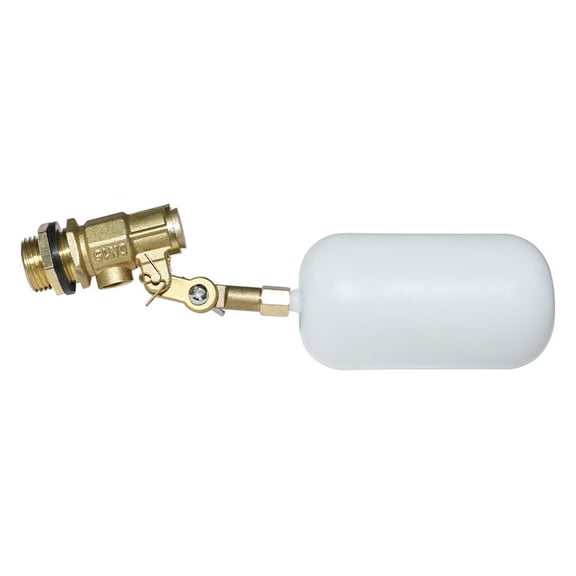 Nnndbs Copper Water Level Float Valve, Automatic Tank Fill Valve with Adjustable Arm for Aquarium Pond Livestock Waterer Irrigation`