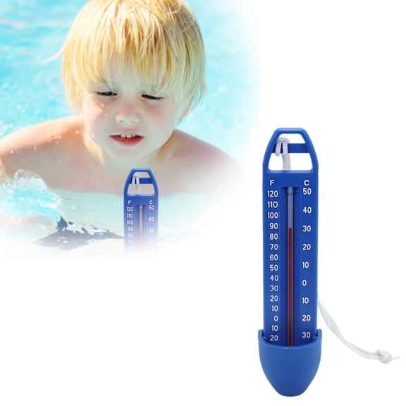 Nnndbs Floating Pool Thermometer Water Temperature Gauge Easy Read Shatterproof Design for Swimming Pools Spas Hot Tubs Fish Ponds Bath Water Temperature Testing 1 Pack
