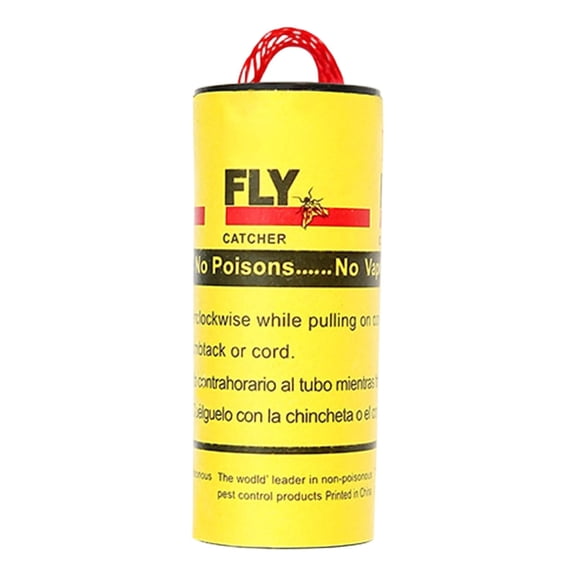 Nnndbs Fly Ribbon Sticky Trap Roll, Hanging Fly Paper Strips for Indoor Outdoor, Pesticide Free Fly Catcher for Home Kitchen
