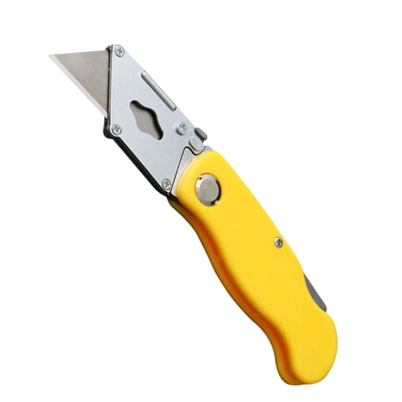 Nnndbs Folding Utility Knife with Quick Change Blade, Heavy Duty Box Cutter with Lock Back Mechanism, Retractable Craft Knife for Cardboard Paper Cutting`