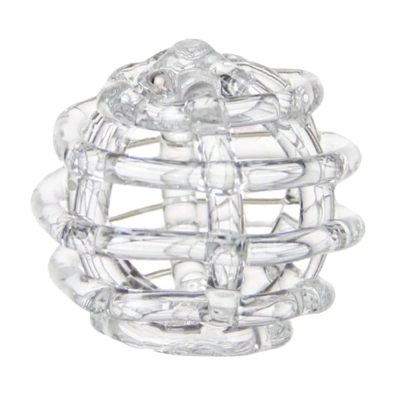 Nnndbs Glass Flower Frog Vase Insert, Clear Glass Floral Holder for Flower Arrangements, Ikebana Flower Frog for Vases and Mason Jars, Floral Arrangement Tool