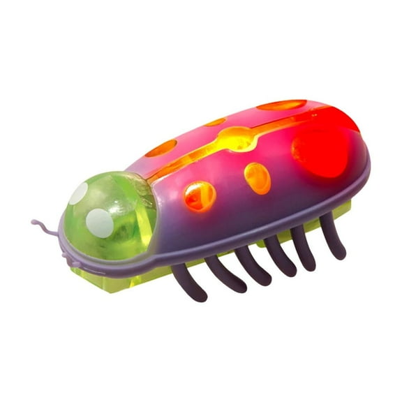 Nnndbs Glow in the Dark Ladybug Cat Toy, Electronic Moving Light Up Insect Interactive Pet Toy for Kittens and Adult Cats