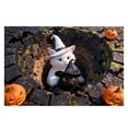 thumbnail image 1 of Nnndbs Halloween Optical Illusion Rug, 3D Visual Trap Floor Mat, Non Scary Carpet for Entryway Living Room Home Halloween Decor, 1 of 7