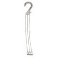thumbnail image 1 of Nnndbs Hanging Planter Hook, 16In Heavy Duty Wall Mounted Hook for Outdoor Indoor, Decorative Hanger for Hanging Baskets, Bird Feeders, Lanterns, Patio, Balcony (Light Gray), 1 of 3