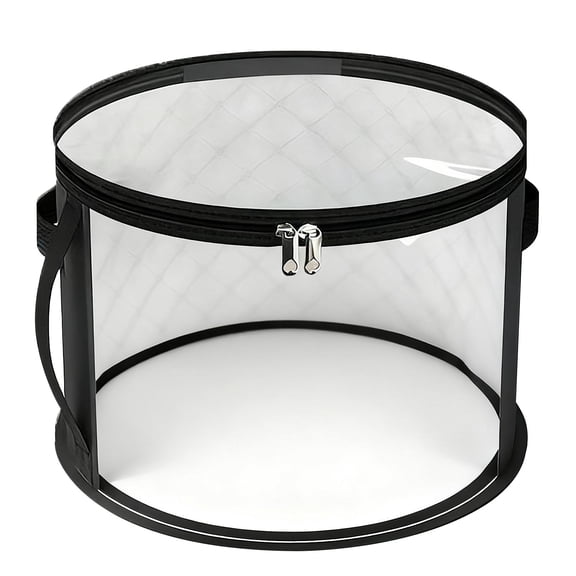 Nnndbs Hat Storage Organizer Box with Lid Foldable Baseball Cap Holder Large Capacity Hat Bin for Closet Travel Hat Container for Multiple Caps