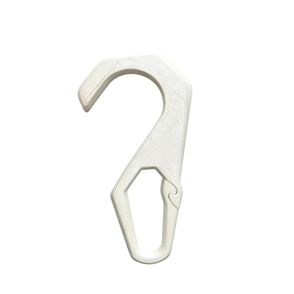 Nnndbs Ladder Paint Can Hook, Portable Snap-On Ladder Hook Holder for Painters, Heavy Duty ABS Ladder Accessory for Tools, Buckets, Cans