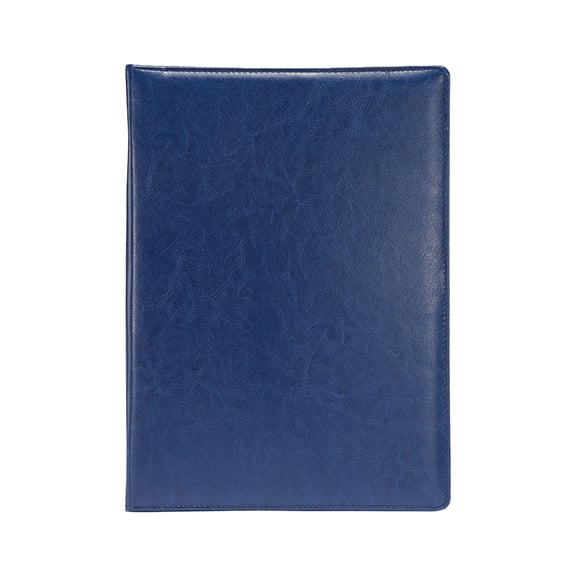 Nnndbs Leather Business Notebook Portfolio, Professional Padfolio Organizer with A4 Document Pocket for Resume Interview, Executive Leather Folder
