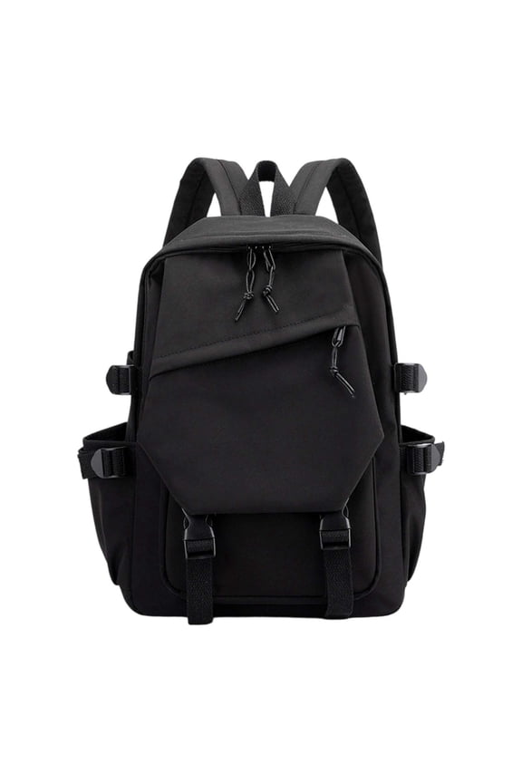 Macaron Solid Blank Backpack for Customization, Lightweight Pastel Canvas School Bookbag with Multiple Pockets for Students Travel