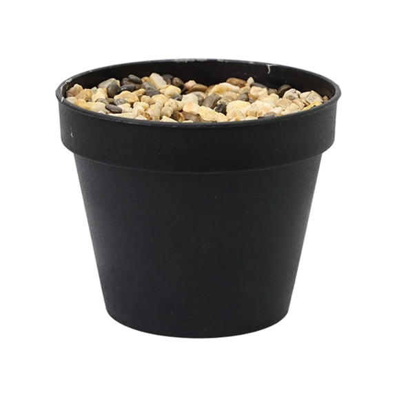 Nnndbs Mini Artificial Succulent Planter with Pebbles, Potted , 9x8x6.5cm Small Cactus for Desk, Office, Bathroom, Home Shelf Decor