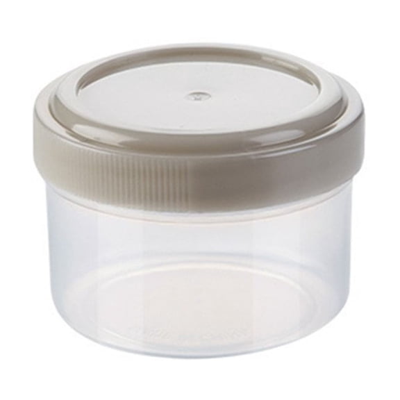 Nnndbs Mini Round Clear Jar with Leakproof Lid, 1.37 Inch Small Seasoning Storage Bottle, Portable Spice Container for Kitchen, Picnic, Lunch Box