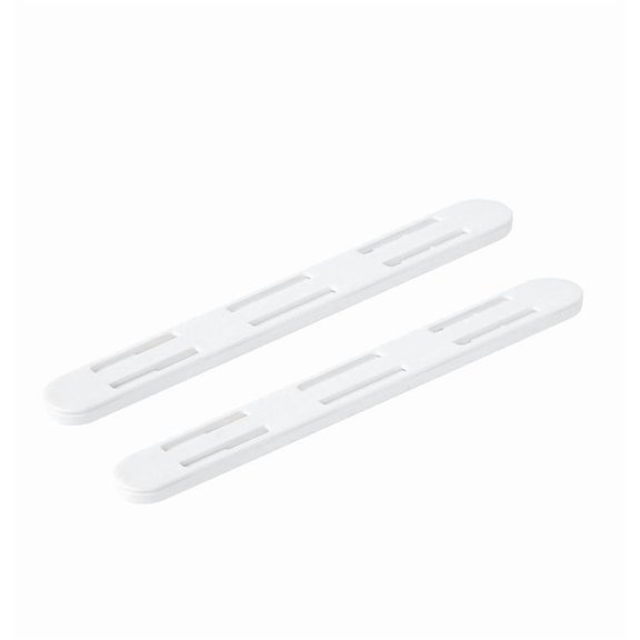 Nnndbs Pull Out Cabinet Organizer Track, 2 Pack Adhesive Drawer Slide Rails for Kitchen Bedroom Dorm, Sliding Storage Rack Track for Baskets and Shelves, Space Saving