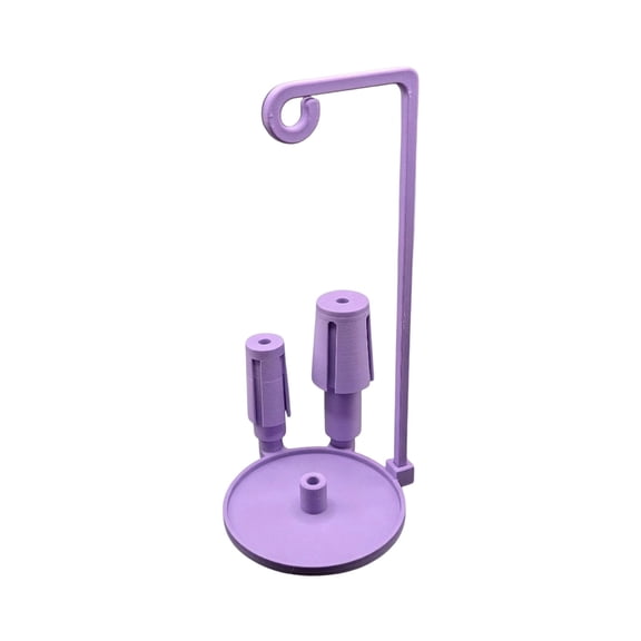 Nnndbs Stabilizing Spool Holder for Sewing Machine, Adjustable Metal Thread Stand with Stable Base, Embroidery Quilting Thread Organizer for Large Cones and Spools