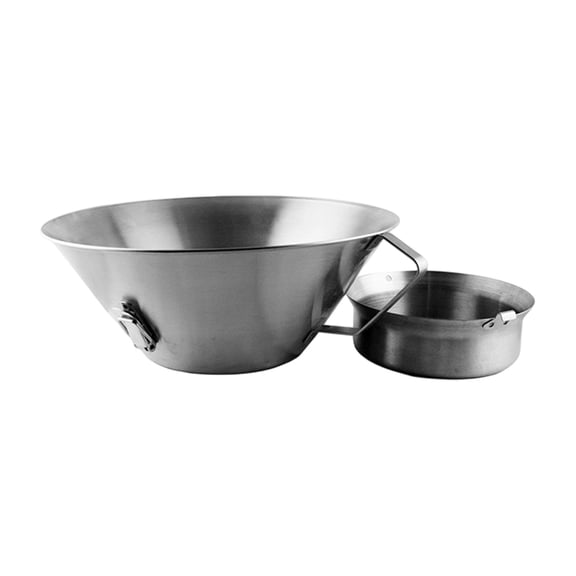 Nnndbs Stainless Steel Oil Strainer Filter with Fine Mesh, Reusable Frying Oil Filter Strainer for Deep Fryer Cooking, Grease Strainer Pot with Handle for Kitchen