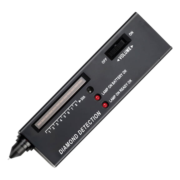 Nnndbs Thermal Diamond Tester Pen with LED Indicator, High Accuracy Thermal Conductivity Diamond Selector, Jewelry Gemstone Authenticity Testing Tool for Jewelers`