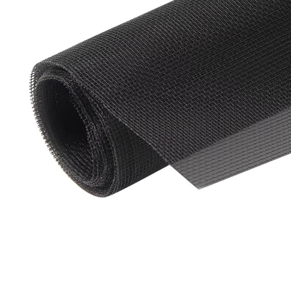 Nnndbs Window Screen Mesh Roll 1M x 2M, Fiberglass Insect Screening Roll for Windows and Doors, DIY Door Screen Mesh Replacement, Bug Screen Net for Patio Porch (Black)