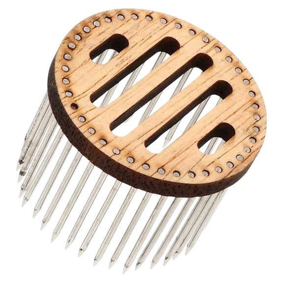 Nnndbs Wooden Bee Catcher Tool, Beekeeping Queen Bee Catch Trap with Needle Design, Wooden Apiary Tool for Beehive Management and Pollen Collection