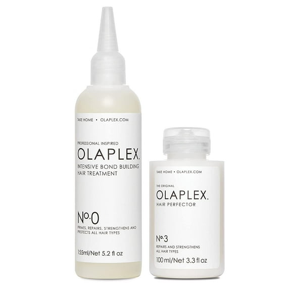 No.0 Intensive Bond Building Treatment, 5.2 Fl Oz and Hair Perfector No 3 Repairing Treatment