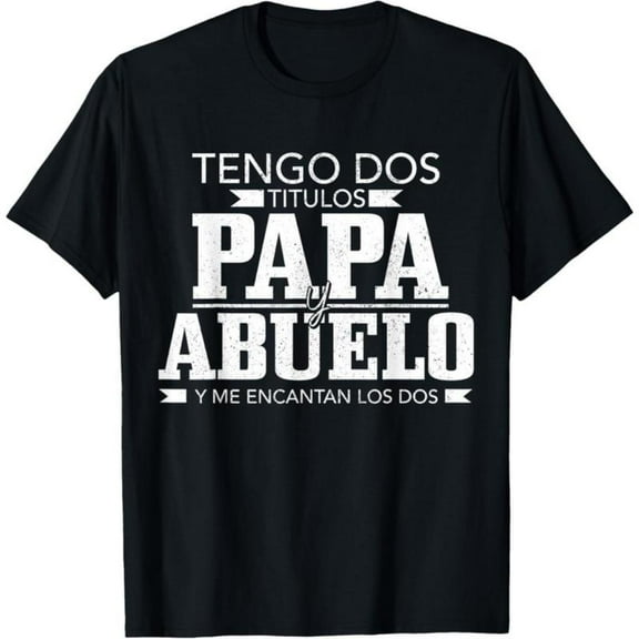 No.1 Dad Spanish Dad Shirts Funny Spanish Father's Day Mens T-Shirt