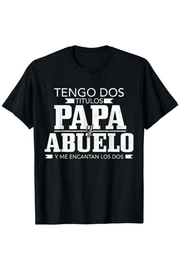 Spanish Dad Shirts Funny Spanish Father's Day Mens T-Shirt