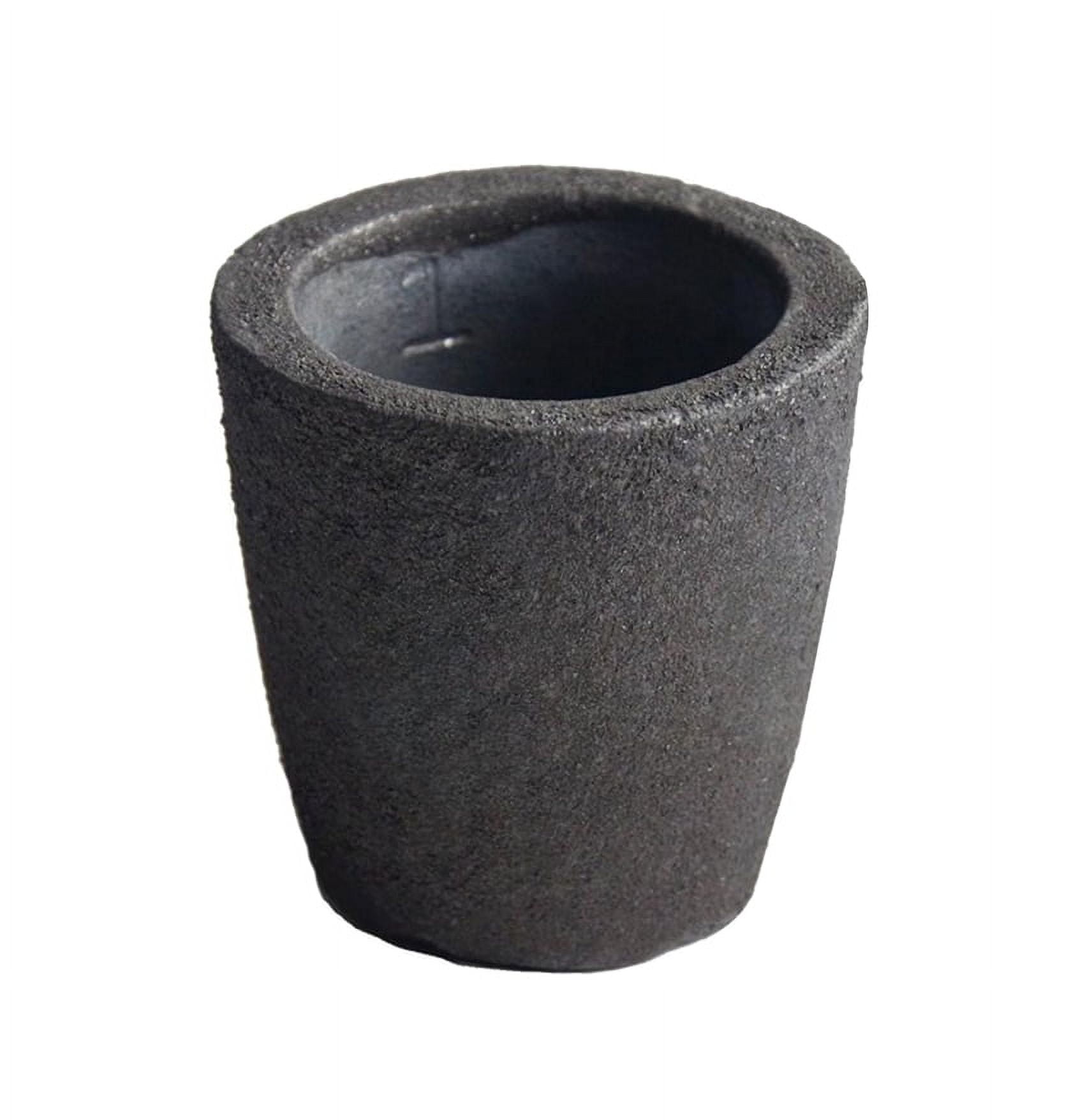 GongYi #0 (1.1lbs-0.5kg) Clay Graphite Crucible for Metal Melting Casting  Refining Gold Silver Copper Brass Aluminum