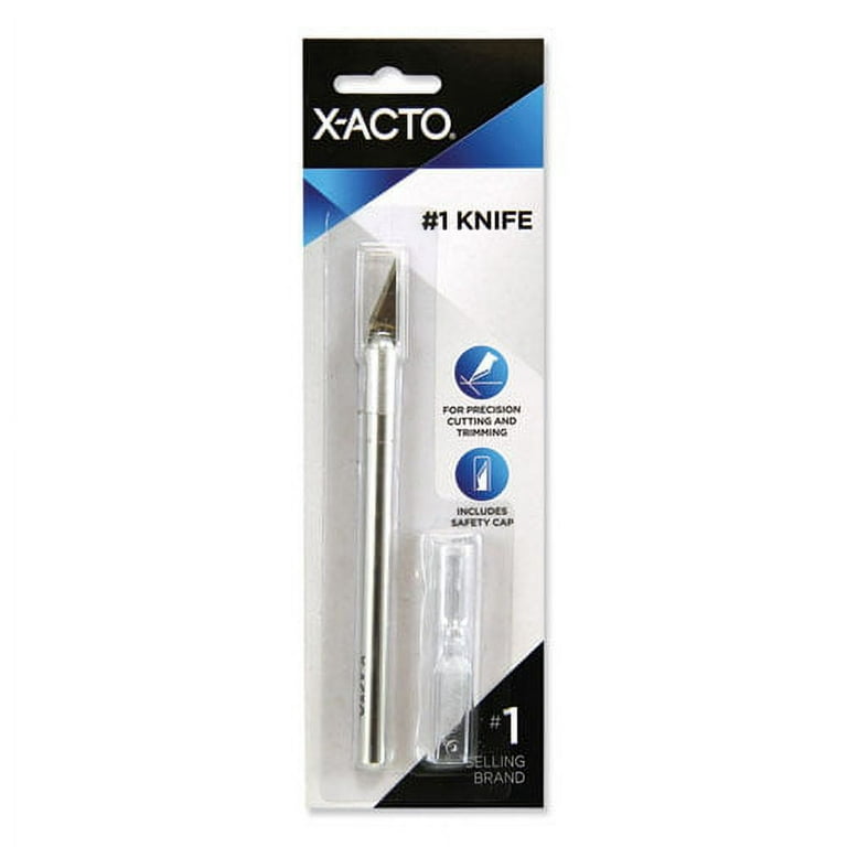 No. 1 Z-Series Precision Utility Knife with Replaceable Steel Blade, Safety Cap, Silver No. 1 Z-Series Precision Utility Knife with Replaceable Steel Blade, Safety Cap, Silver