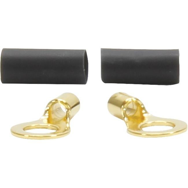 No.10 14-16 Gauge Heat Shrink Ring Terminal - Pack of 2
