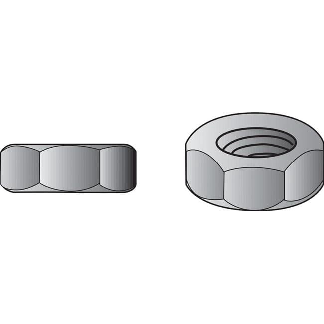 No.10-32 Machine Screw Hex Nut  Zinc