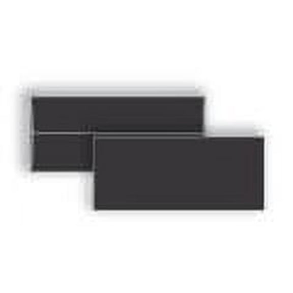 No. 10 Black Wove Envelopes w Square Flap and Side Seams, 4-1/8" x 9-1/2", Smooth Finish, 24-lb, 30% Post-Consumer Recycled (FSC Certified) - Box of 500 Envelopes