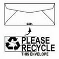 thumbnail image 1 of No. 10 Commercial White Envelopes ("Please Recycle" Imprint), 4-1/8" x 9-1/2", Western Sulphite® 24-lb White Wove with Vellum Finish, SFI Certified - Box of 500 Envelopes, 1 of 1