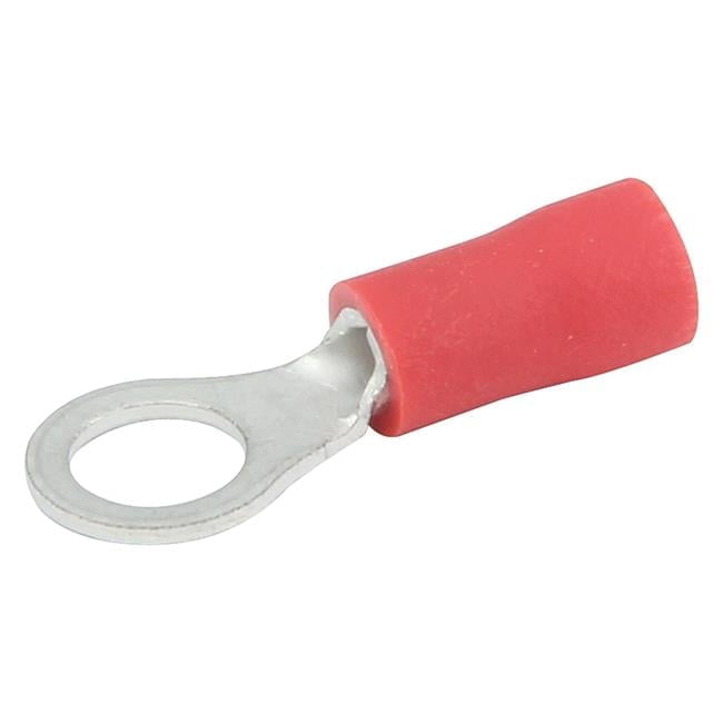 No.10 Hole 22-18 Gauge Non-Insulated Ring Terminal - Pack of 20