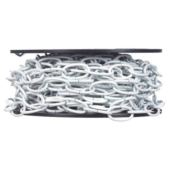 No.10 Metal Decorative Chain, White - 0.14 in. Dia. x 1.24 in.