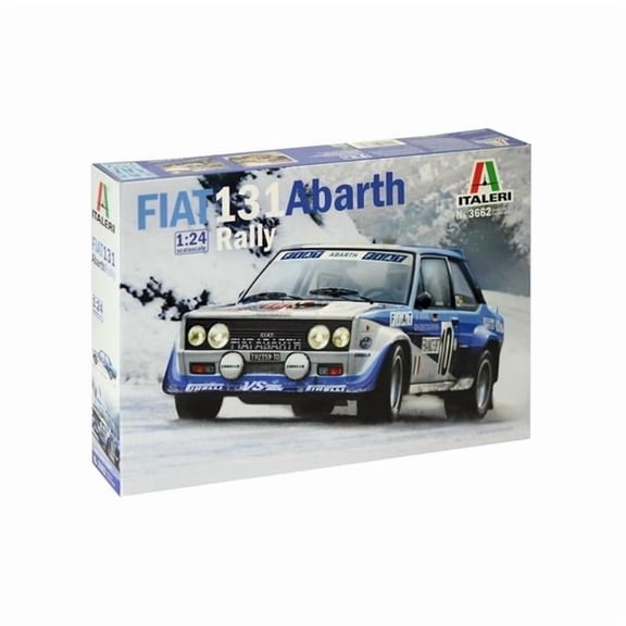 No.10 Skill 3 Fiat 131 Abarth Rally Winner Montecarlo Rally 1980 1-24 Scale Model Kit