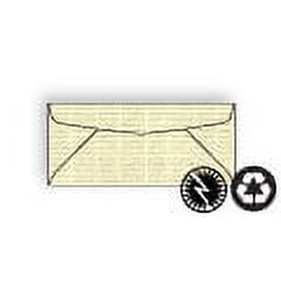 No. 10 Western States Laid Soft Ivory Envelopes, 4-1/8" x 9-1/2", Recycled 24-lb Super Sulphite, Laid Imaging Finish, FSC Certified - Box of 500 Envelopes
