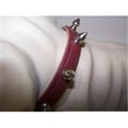 thumbnail image 1 of No.100LK-BU26 Spiked Latigo Leather Collar - Burgandy - 1 in X 26 in, 1 of 1